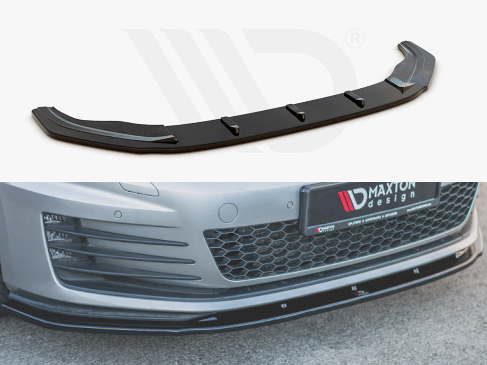 MAXTON DESIGN FRONT SPLITTER V.1 VW GOLF 7 GTI / GTD