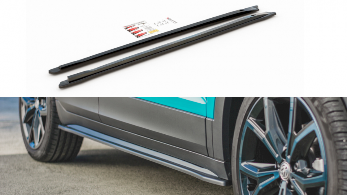 MAXTON SIDE SKIRTS DIFFUSERS VW T CROSS 2018