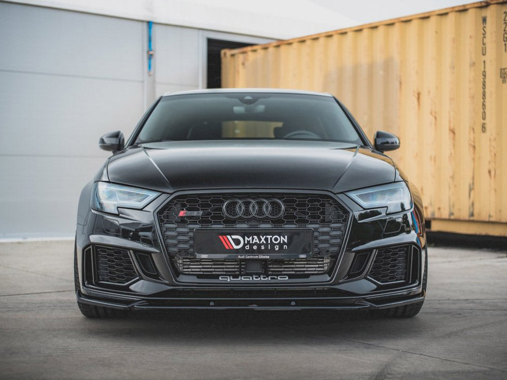 MAXTON DESIGN FRONT SPLITTER V.4 AUDI RS3 8V FACELIFT (2017-)