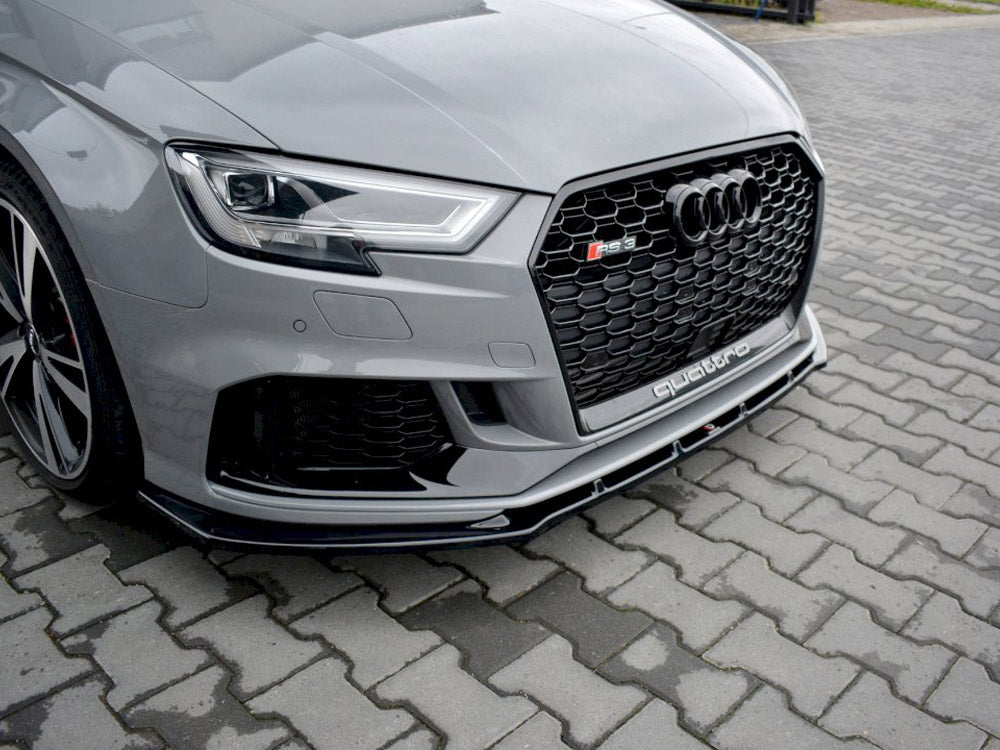 MAXTON DESIGN FRONT SPLITTER V.1 AUDI RS3 8V FACELIFT SEDAN
