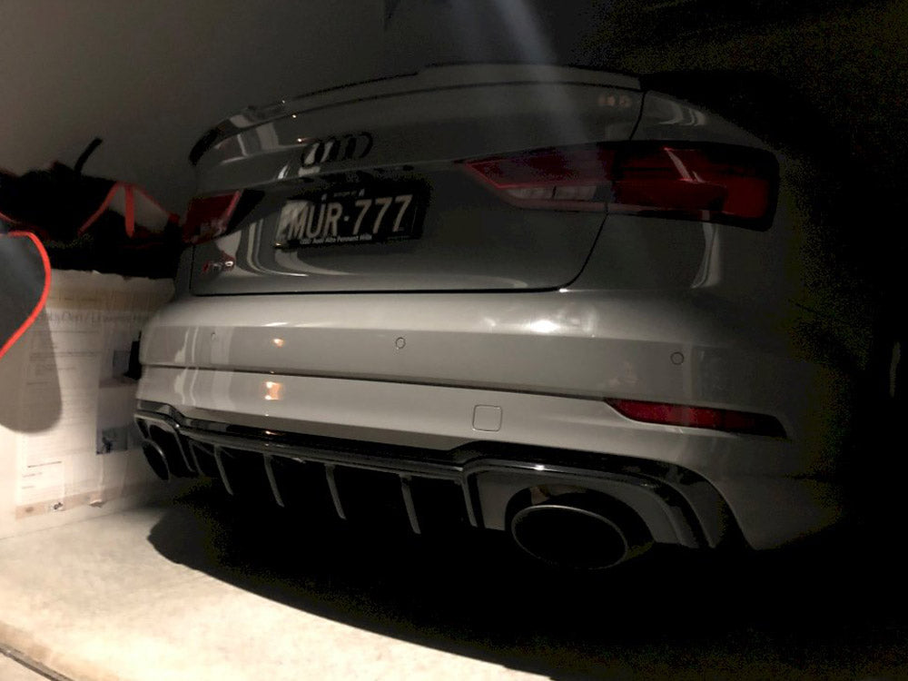 MAXTON DESIGN REAR DIFFUSER AUDI RS3 8V FACELIFT SEDAN (2017-2020)