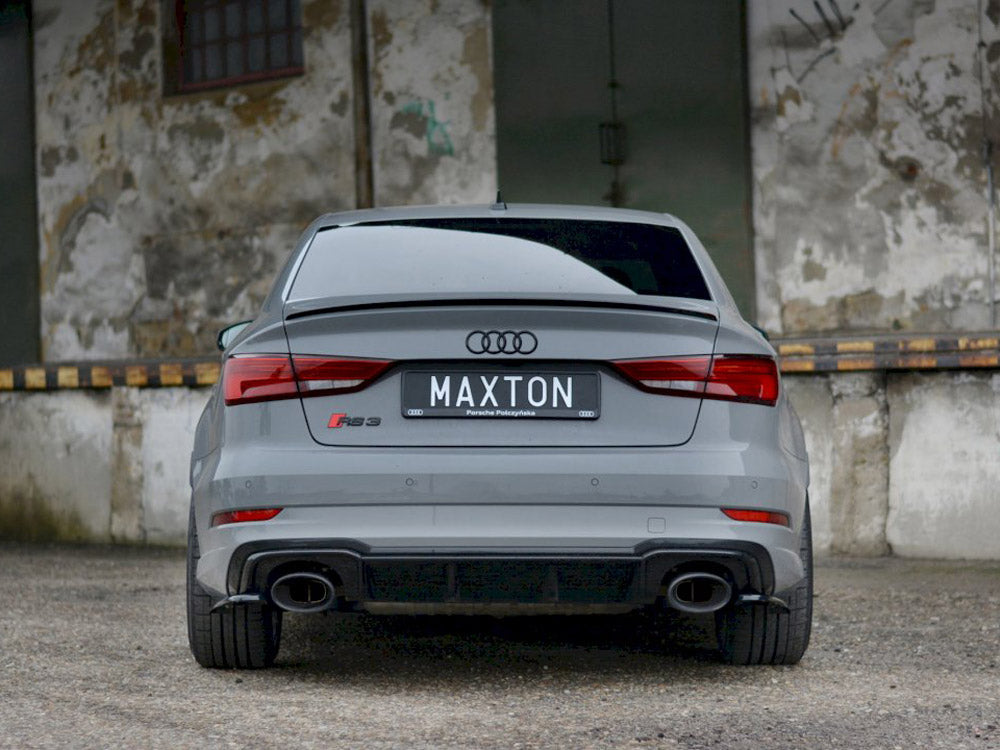 MAXTON DESIGN REAR SIDE SPLITTERS AUDI RS3 8V FACELIFT SEDAN (2017-2020)