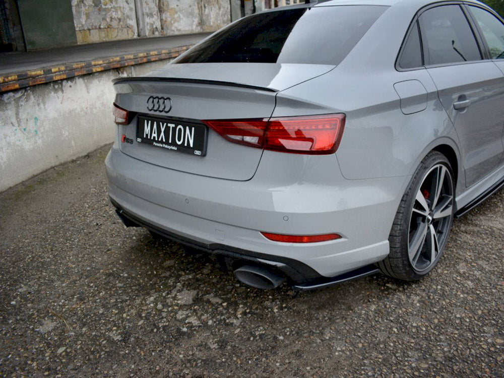 MAXTON DESIGN REAR SIDE SPLITTERS AUDI RS3 8V FACELIFT SEDAN (2017-2020)