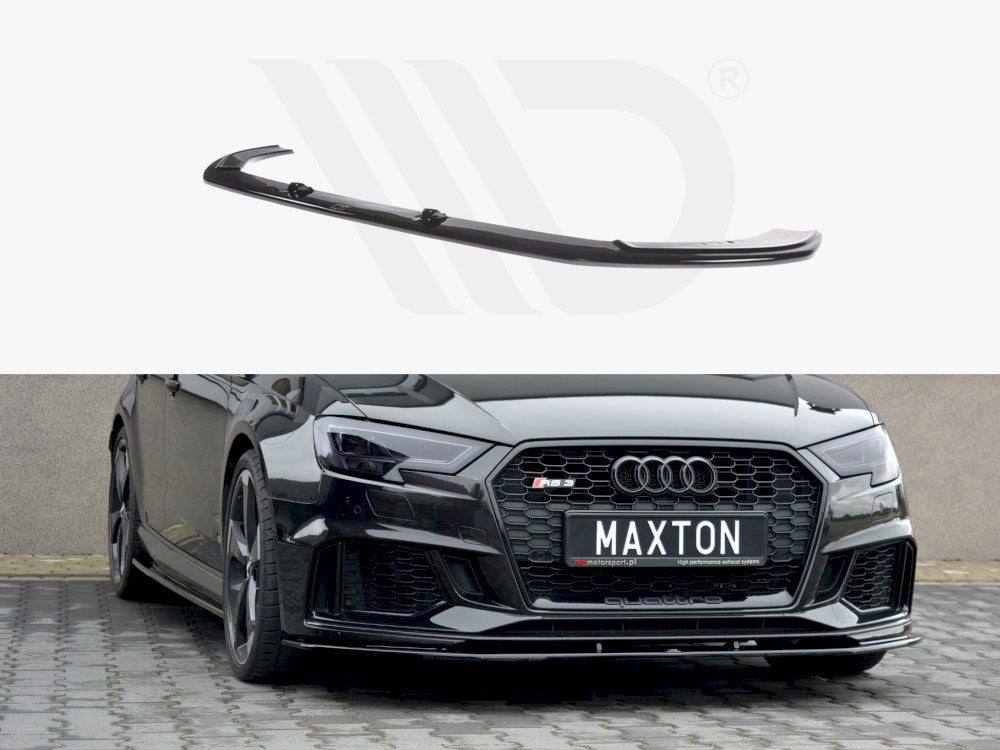 MAXTON DESIGN FRONT SPLITTER V.1 AUDI RS3 8V FACELIFT SPORTBACK (2017 - 20)