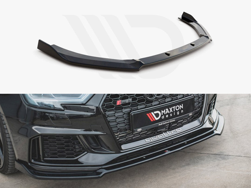 MAXTON DESIGN FRONT SPLITTER V.3 AUDI RS3 8V FACELIFT (2017-UP)
