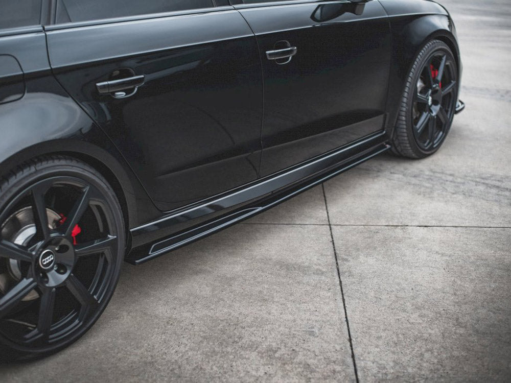 MAXTON DESIGN SIDE SKIRTS DIFFUSERS V.2 AUDI RS3 8V SPORTBACK FACELIFT (2017-UP)