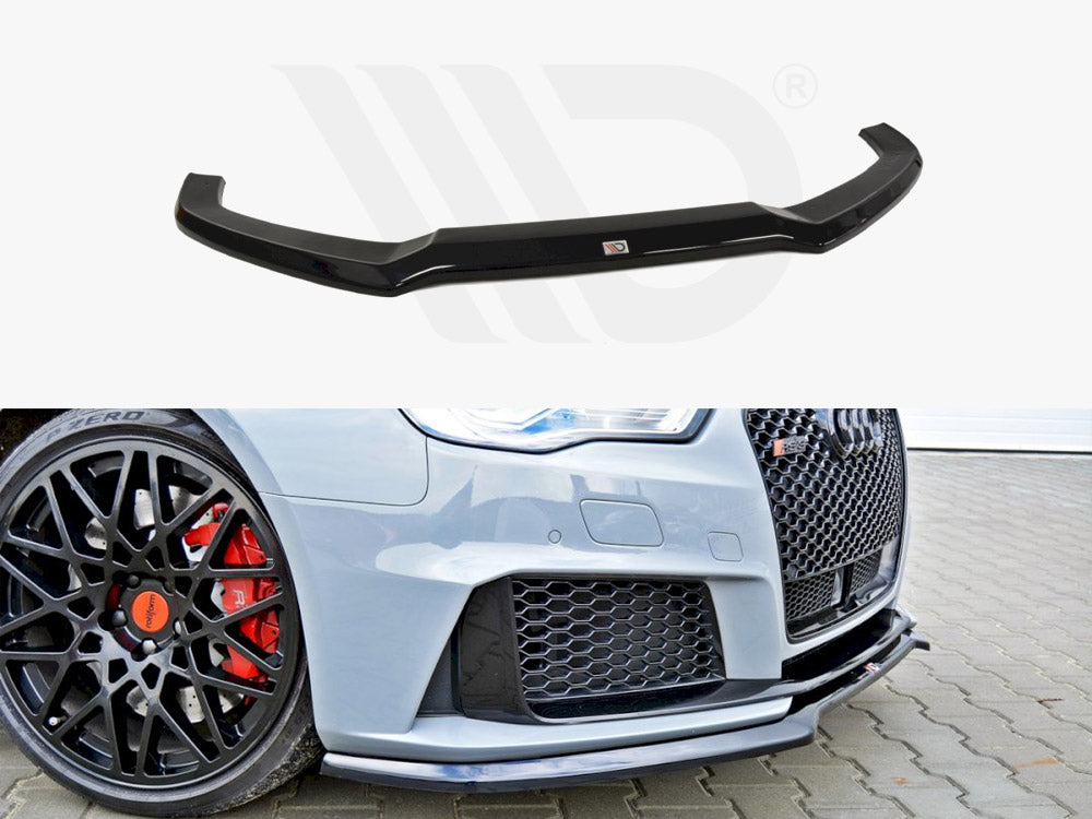 MAXTON DESIGN FRONT SPLITTER V.1 AUDI RS3 8V SPORTBACK PRE-FACELIFT (2015-2016)