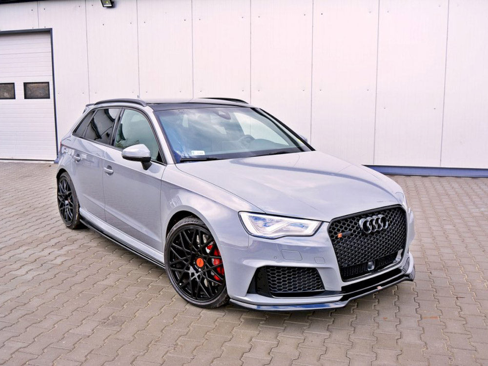 MAXTON DESIGN FRONT SPLITTER V.1 AUDI RS3 8V SPORTBACK PRE-FACELIFT (2015-2016)