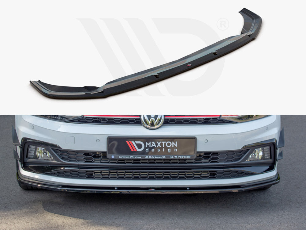 MAXTON DESIGN FRONT SPLITTER V.1 VOLKSWAGEN POLO GTI / R-LINE MK6