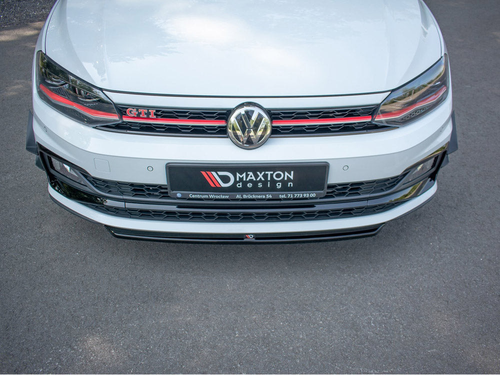 MAXTON DESIGN FRONT SPLITTER V.4 VOLKSWAGEN POLO GTI / R-LINE MK6