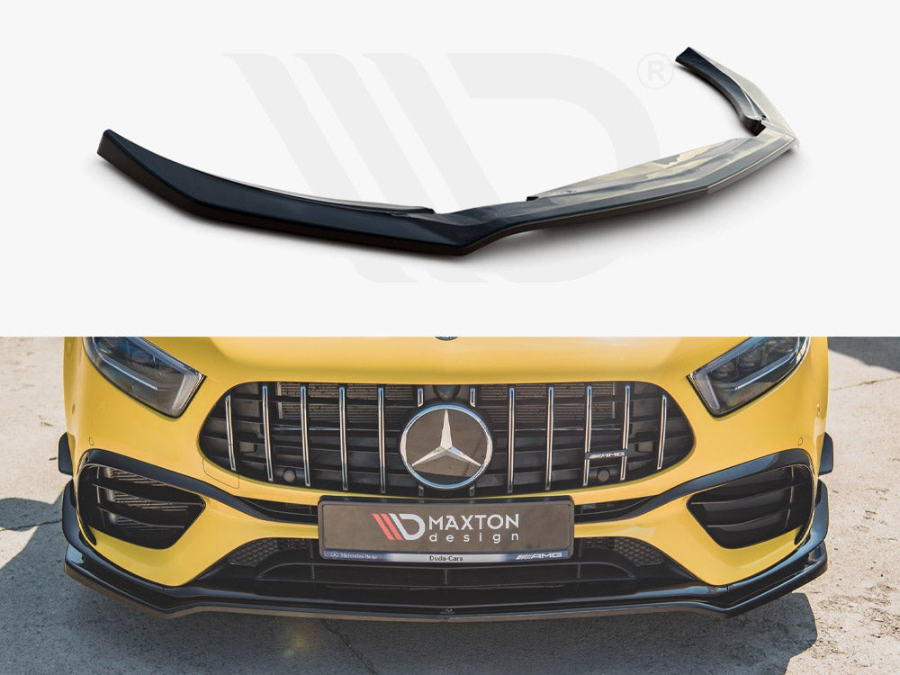 MAXTON DESIGN FRONT SPLITTER V.1 MERCEDES AMG A 45 S AERO PACK W177