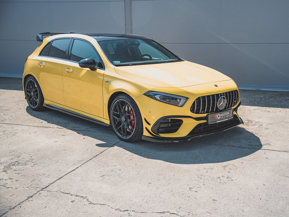MAXTON DESIGN FRONT SPLITTER V.1 MERCEDES AMG A 45 S AERO PACK W177
