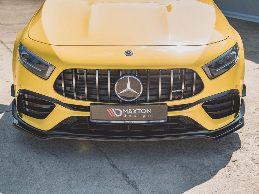 MAXTON DESIGN FRONT SPLITTER V.1 MERCEDES AMG A 45 S AERO PACK W177