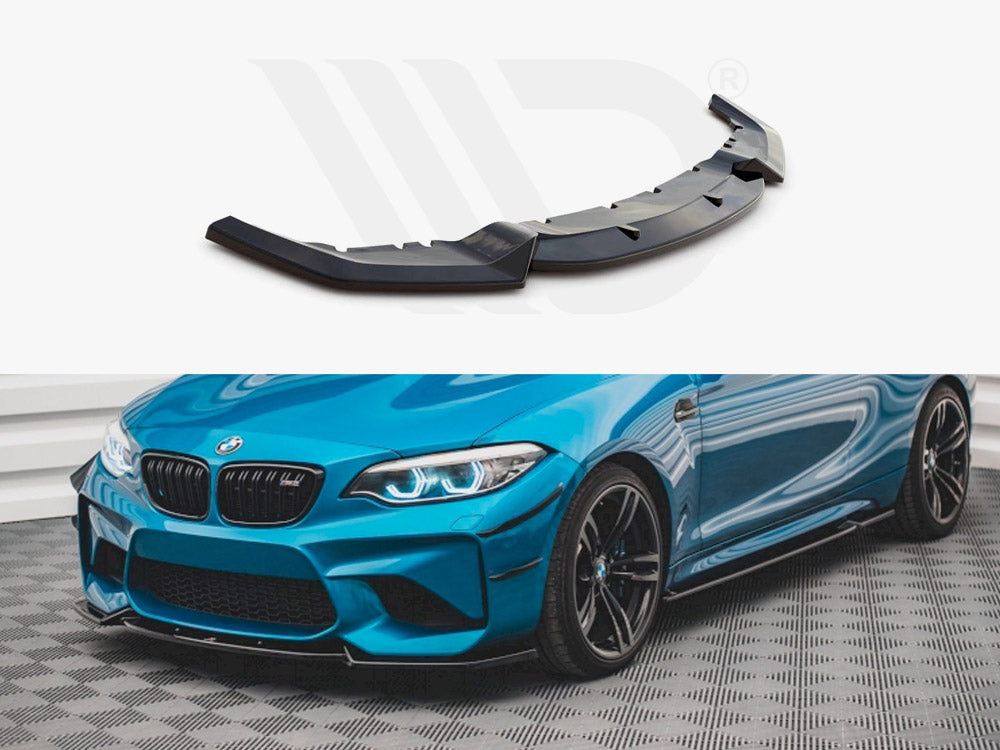 MAXTON DESIGN FRONT SPLITTER V.2 BMW M2 F87 (2016-2020)