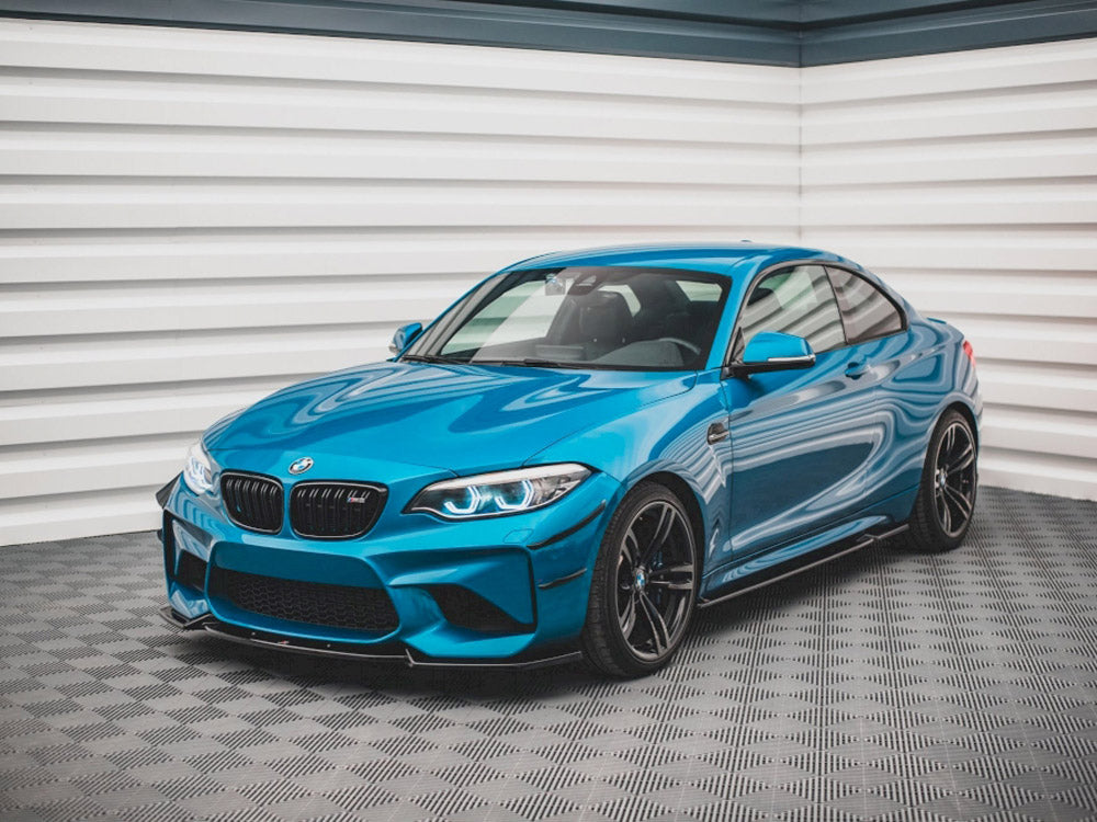 MAXTON DESIGN FRONT SPLITTER V.2 BMW M2 F87 (2016-2020)