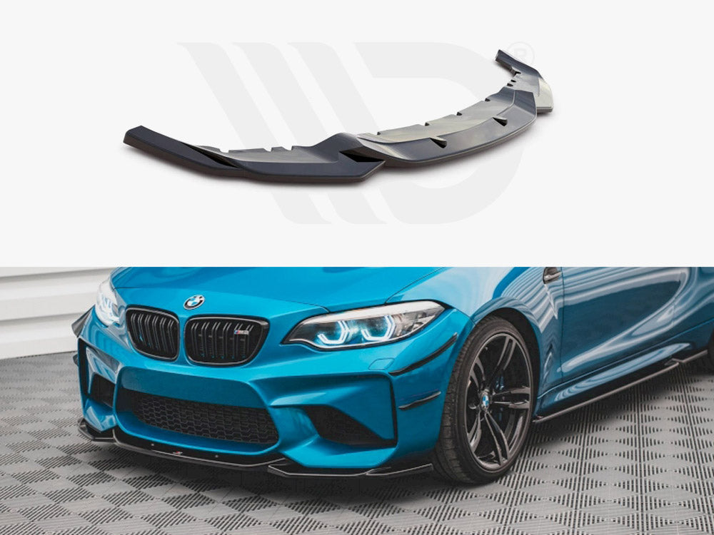 MAXTON DESIGN FRONT SPLITTER V.3 BMW M2 F87 (2016-2020)