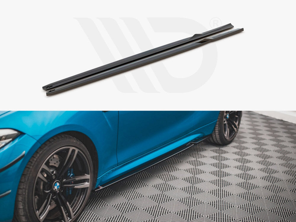 MAXTON DESIGN SIDE SKIRTS DIFFUSERS V.2 BMW M2 F87 (2016-2020)