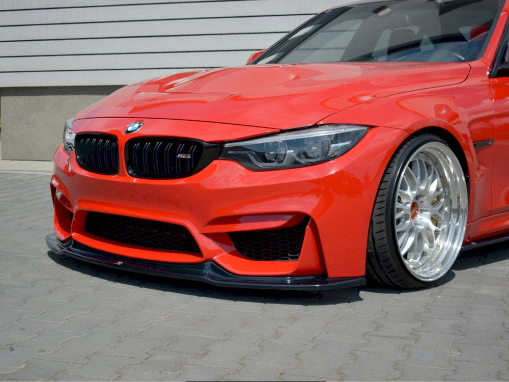 MAXTON DESIGN FRONT SPLITTER V.1 BMW M3 F80 (2014-2019)