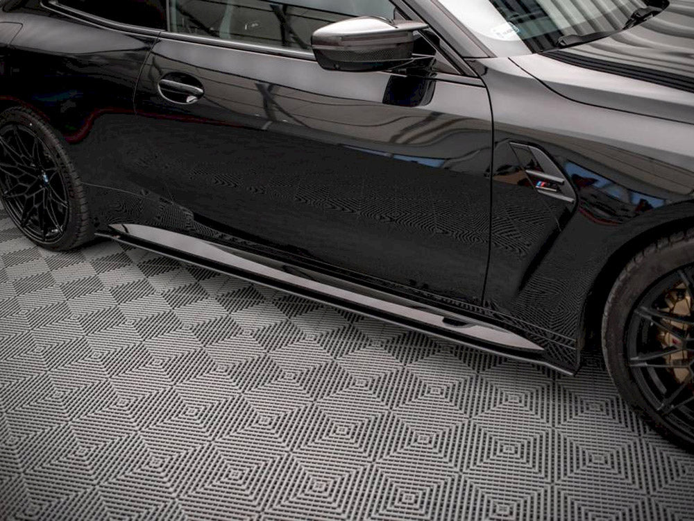 MAXTON DESIGN STREET PRO SIDE SKIRTS DIFFUSERS BMW M4 G82 (2021-)