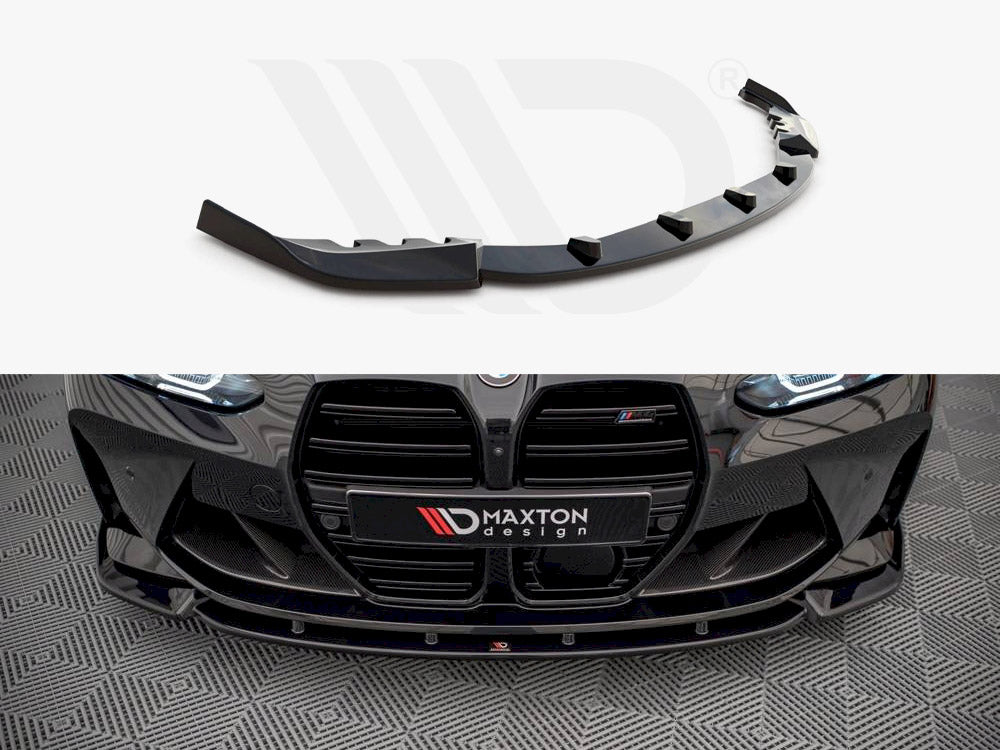 MAXTON DESIGN FRONT SPLITTER V.3 BMW M4 G82 / M3 G80 (2021-)