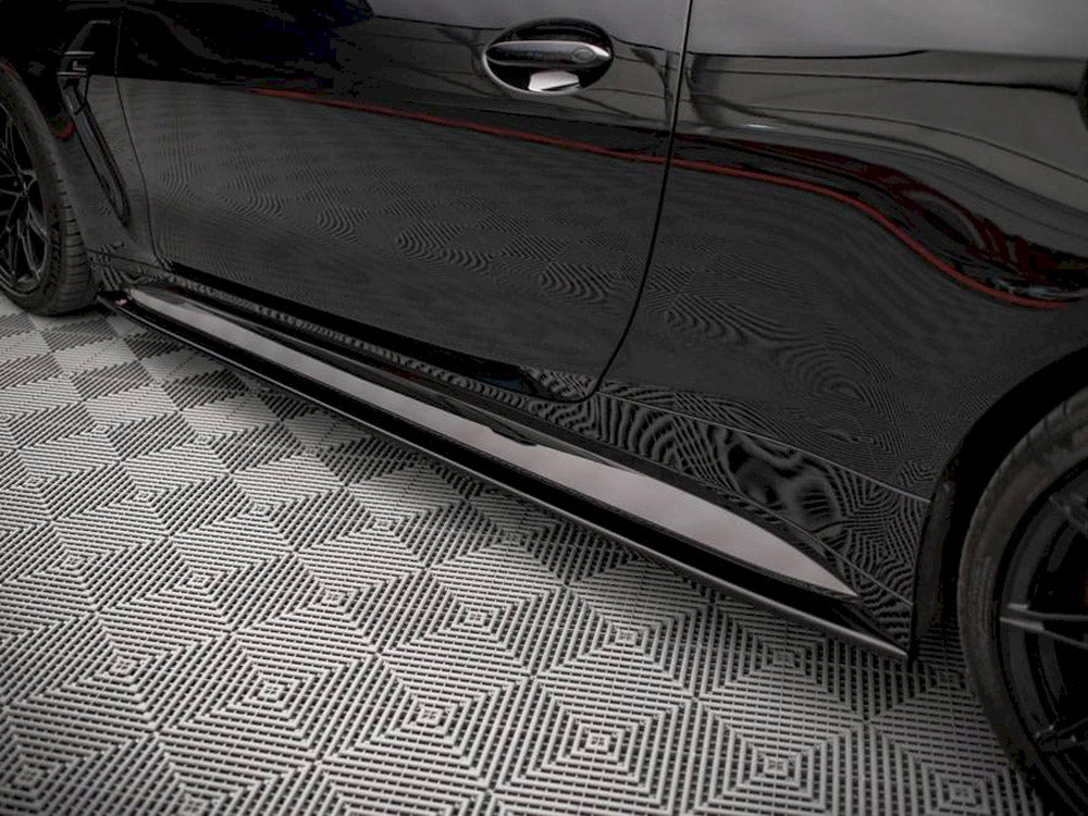 MAXTON DESIGN SIDE SKIRTS DIFFUSERS V.2 BMW M4 G82 (2021-)