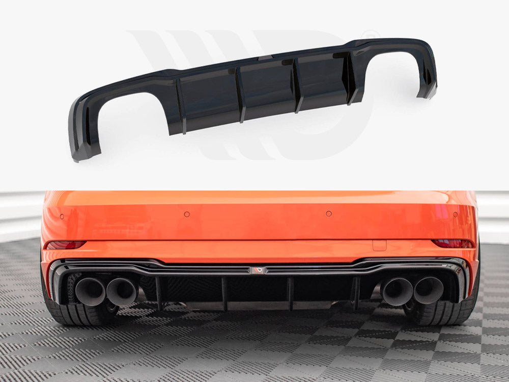 MAXTON DESIGN REAR VALANCE V.2 AUDI RS3 SPORTBACK 8V FACELIFT