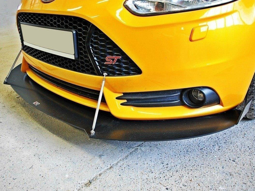 MAXTON DESIGN FRONT RACING SPLITTER FOCUS ST MK3 PREFACE MODEL VERSION 2