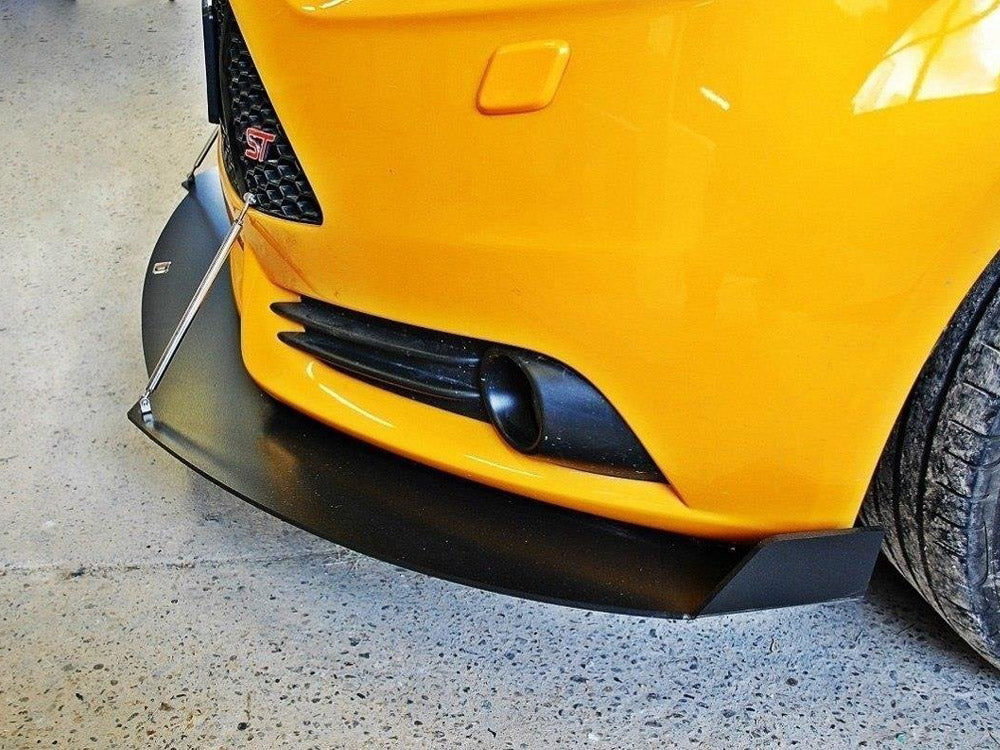 MAXTON DESIGN FRONT RACING SPLITTER FOCUS ST MK3 PREFACE MODEL VERSION 2