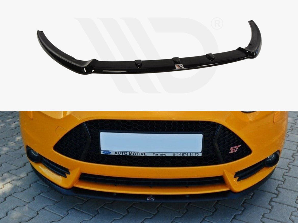 MAXTON DESIGN FRONT SPLITTER FORD FOCUS MK3 ST (CUPRA) PREFACE MODEL