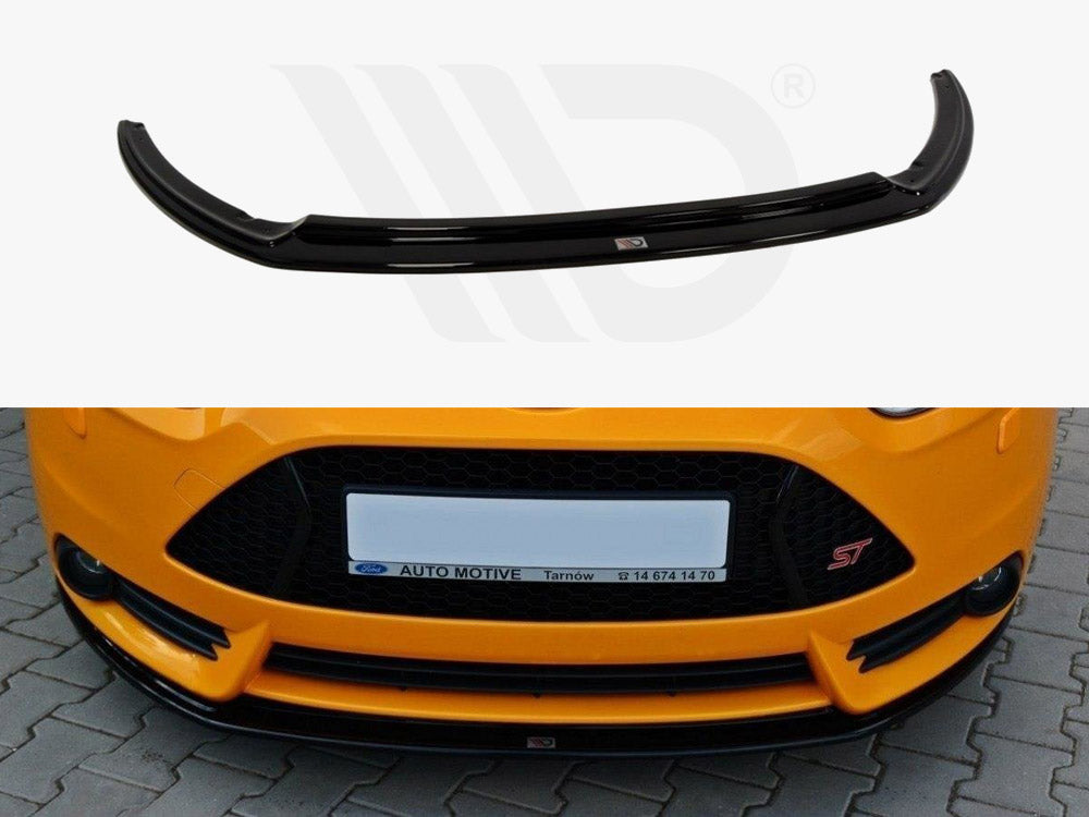 MAXTON DESIGN BONNET FRONT SPLITTER V.2 FORD FOCUS MK3 ST PREFACE MODEL