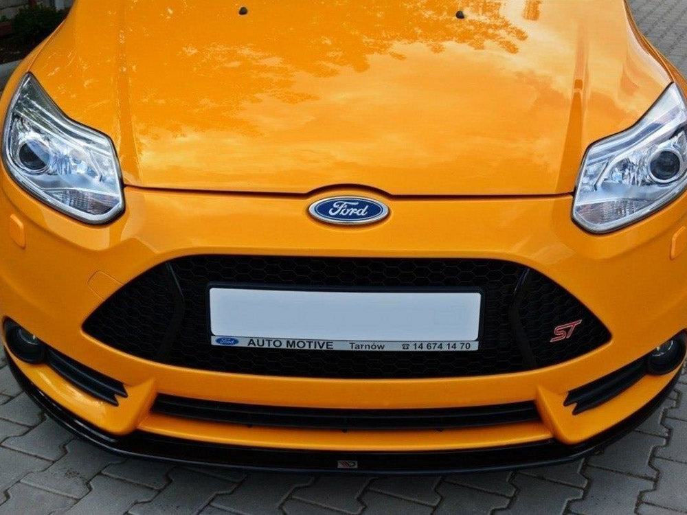 MAXTON DESIGN BONNET FRONT SPLITTER V.2 FORD FOCUS MK3 ST PREFACE MODEL
