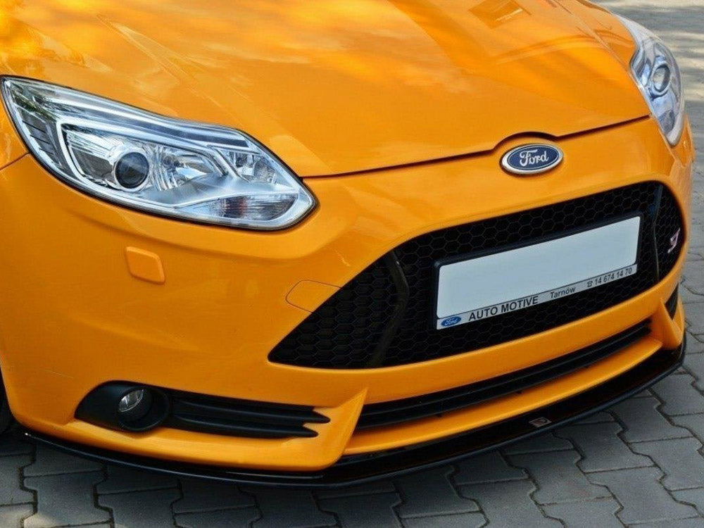 MAXTON DESIGN BONNET FRONT SPLITTER V.2 FORD FOCUS MK3 ST PREFACE MODEL
