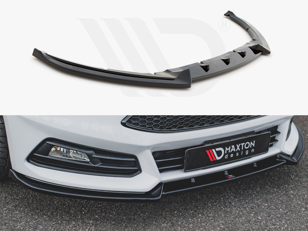 MAXTON DESIGN FRONT SPLITTER V.4 FORD FOCUS ST MK3 FACELIFT (2015-2018)