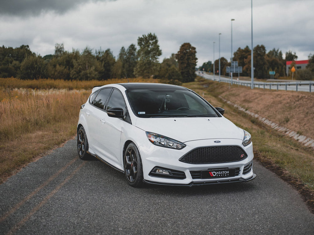MAXTON DESIGN FRONT SPLITTER V.4 FORD FOCUS ST MK3 FACELIFT (2015-2018)