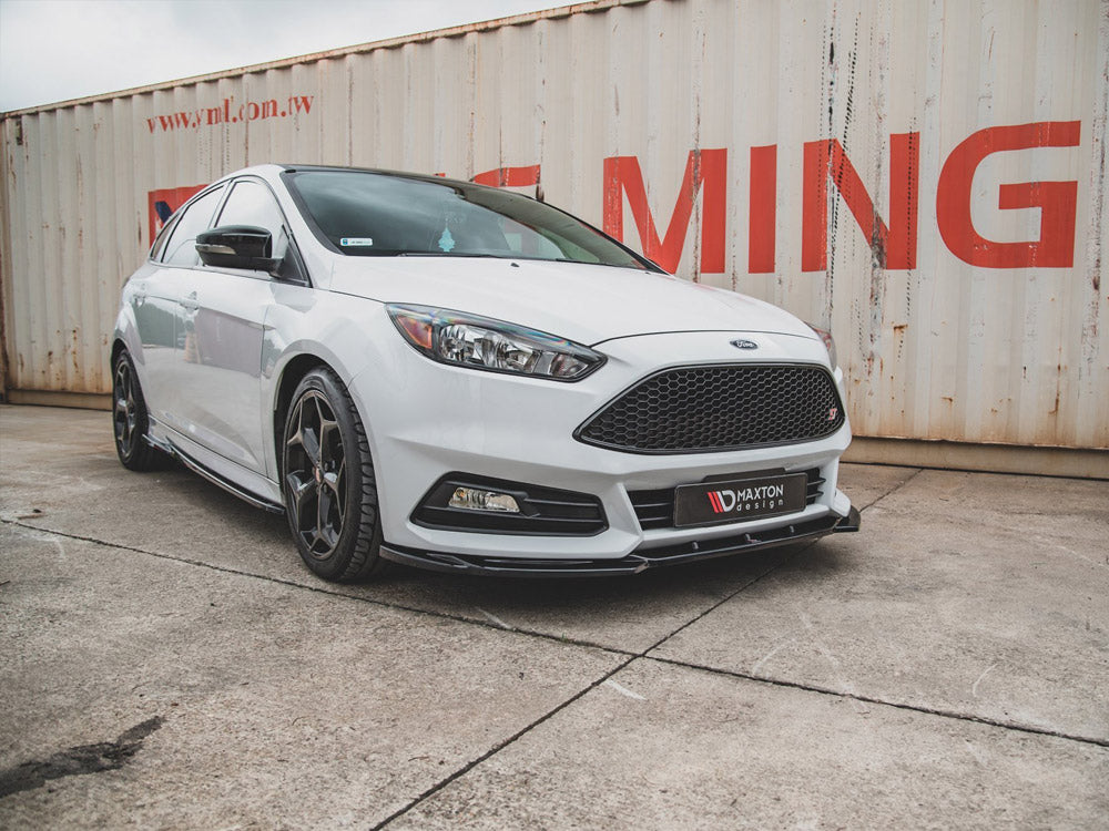 MAXTON DESIGN FRONT SPLITTER V.5 FORD FOCUS ST MK3 FACELIFT