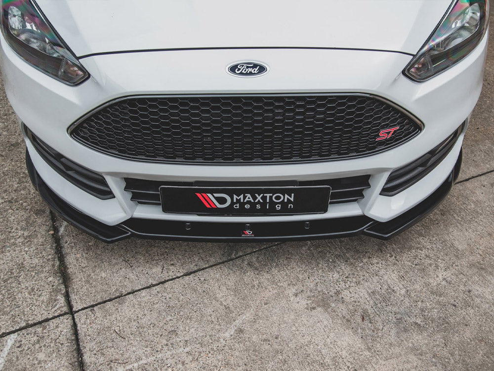 MAXTON DESIGN FRONT SPLITTER V.5 FORD FOCUS ST MK3 FACELIFT