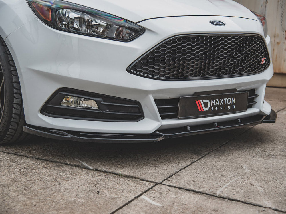 MAXTON DESIGN FRONT SPLITTER V.5 FORD FOCUS ST MK3 FACELIFT