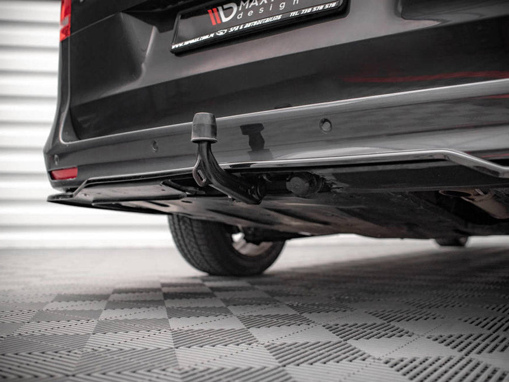 MAXTON DESIGN CENTRAL REAR SPLITTER (VERTICAL BARS) MERCEDES V-CLASS AMG-LINE W447 FACELIFT