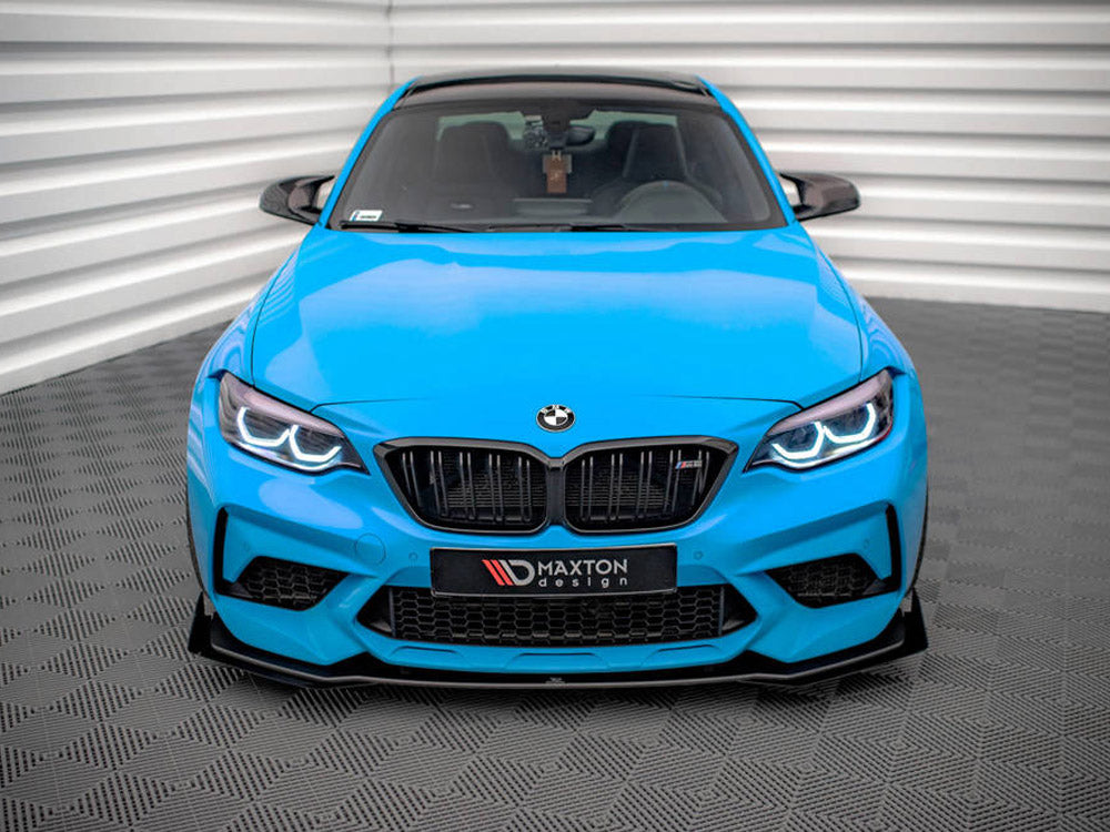 MAXTON DESIGN STREET PRO FRONT SPLITTER V.1 (+FLAPS) BMW M2 COMPETITION F87 (2018-2020)