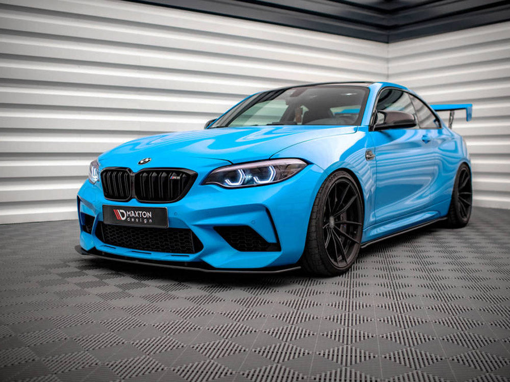 MAXTON DESIGN STREET PRO FRONT SPLITTER BMW M2 COMPETITION F87 (2018-2020)