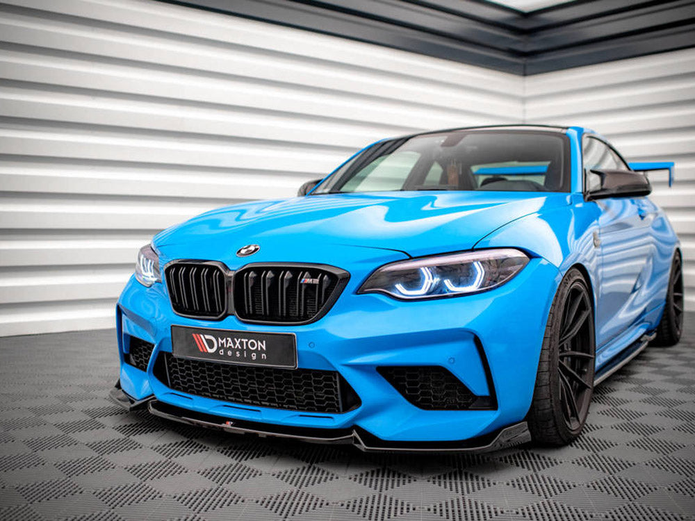 MAXTON DESIGN FRONT SPLITTER V.2 BMW M2 COMPETITION F87 (2018-2020)