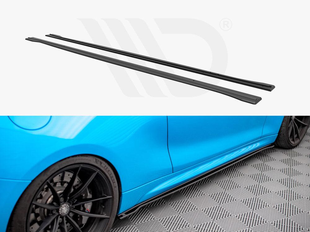MAXTON DESIGN STREET PRO SIDE SKIRTS DIFFUSERS BMW M2 F87 (2016-2020)