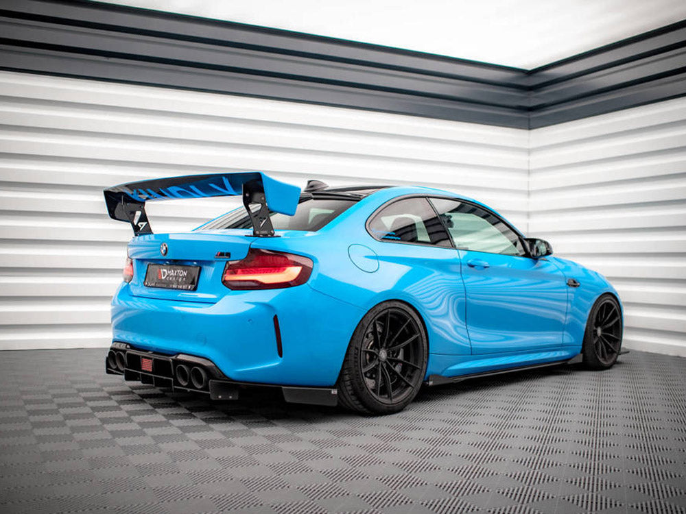 MAXTON DESIGN STREET PRO SIDE SKIRTS DIFFUSERS (+FLAPS) BMW M2 F87 (2016-2020)