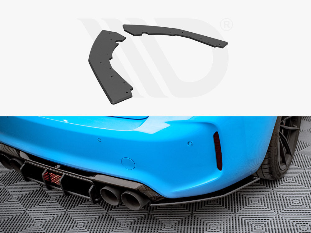MAXTON DESIGN STREET PRO REAR SIDE SPLITTERS BMW M2 F87 (2016-2020)