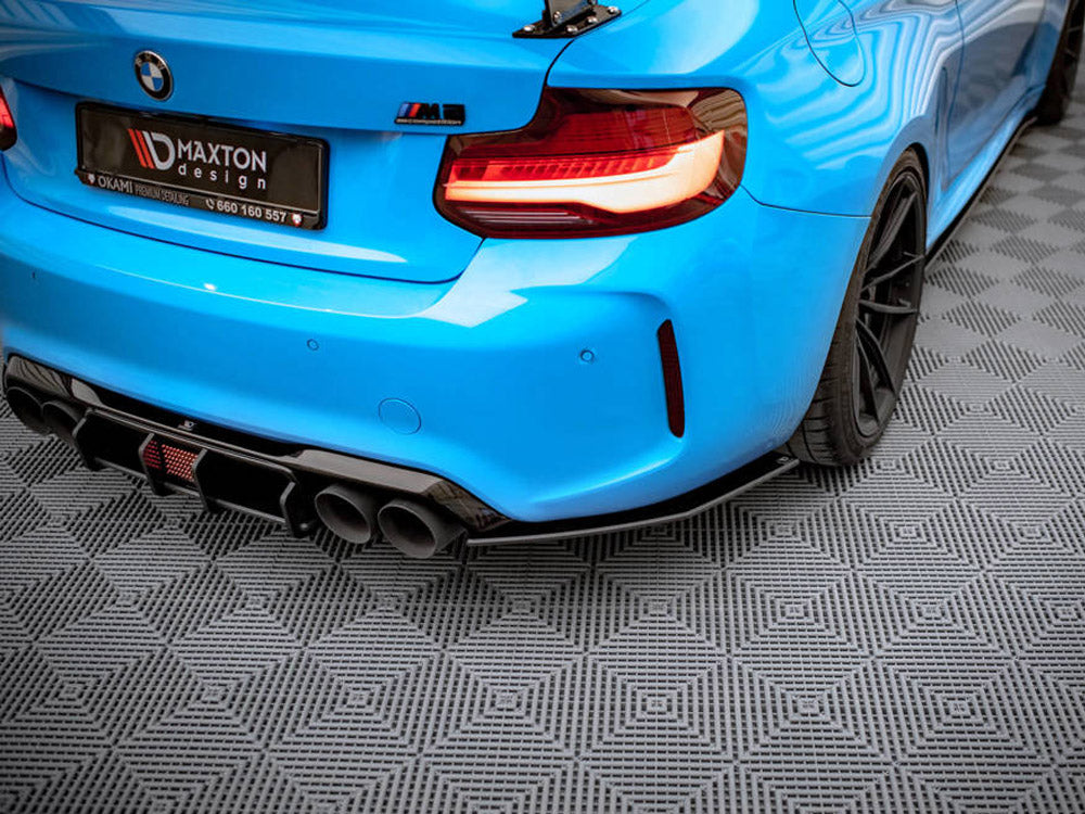 MAXTON DESIGN STREET PRO REAR SIDE SPLITTERS BMW M2 F87 (2016-2020)