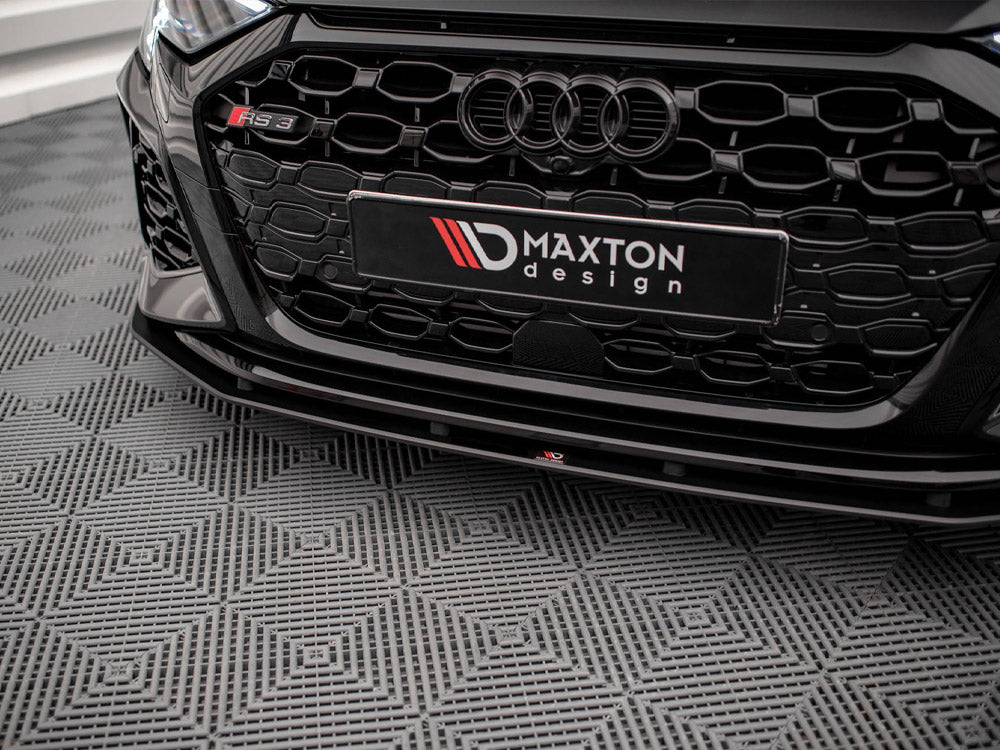 MAXTON DESIGNSTREET PRO FRONT SPLITTER AUDI RS3 8Y (2020-)