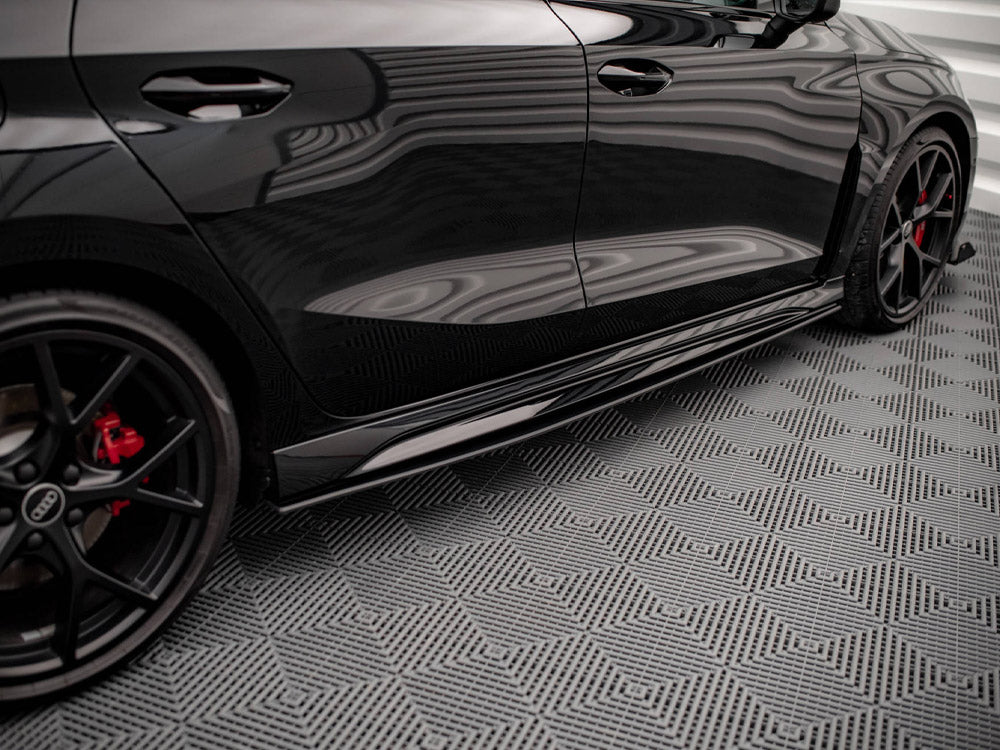 MAXTON DESIGN STREET PRO SIDE SKIRTS DIFFUSERS AUDI RS3 SPORTBACK 8Y (2020-)