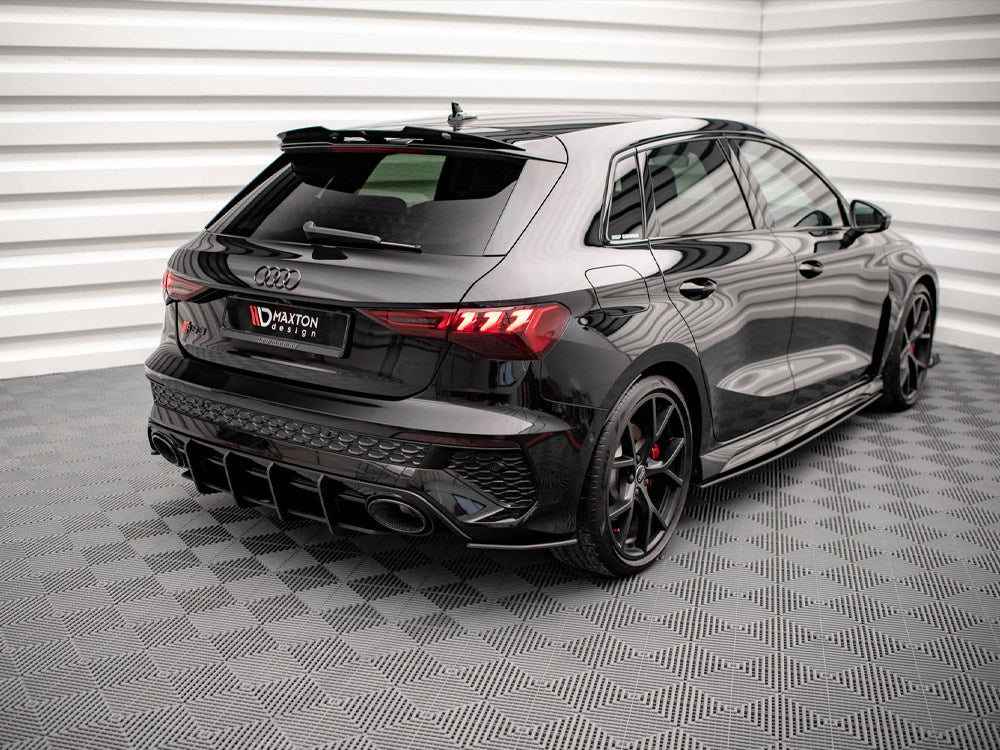 MAXTON DESIGN STREET PRO REAR SIDE SPLITTERS AUDI RS3 SPORTBACK 8Y
