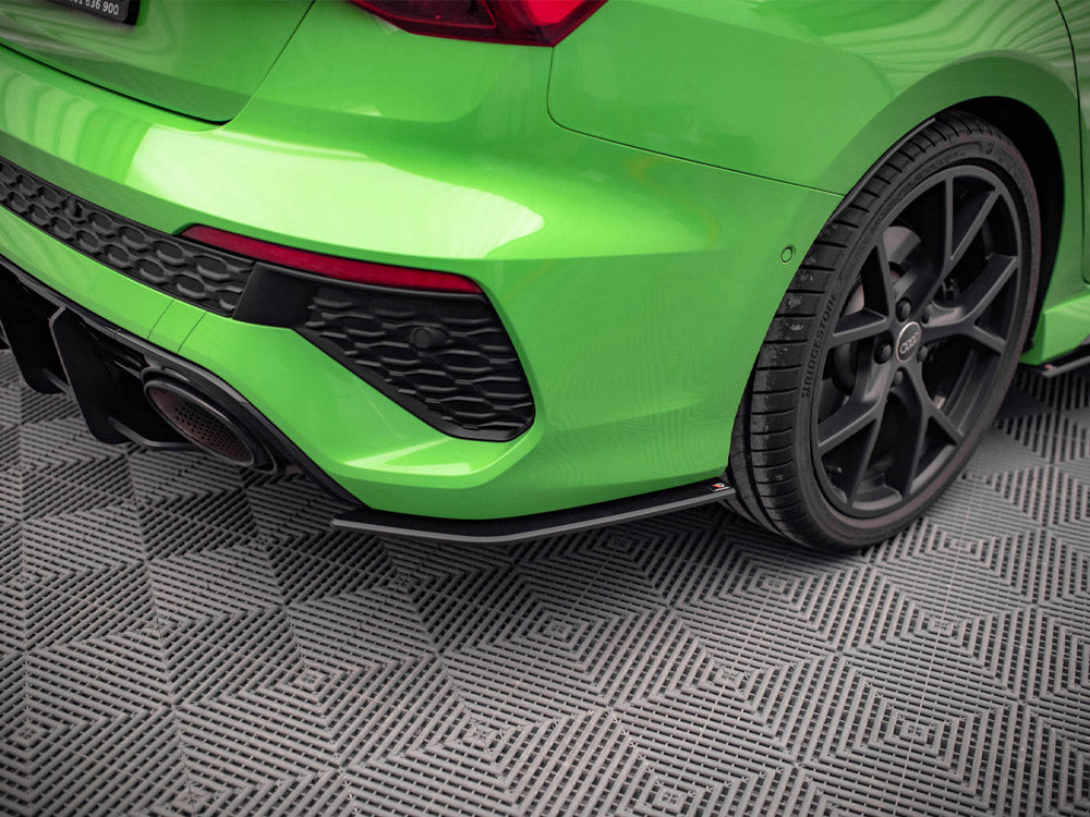 MAXTON DESIGN STREET PRO REAR SIDE SPLITTERS AUDI RS3 SEDAN 8Y (2020-)
