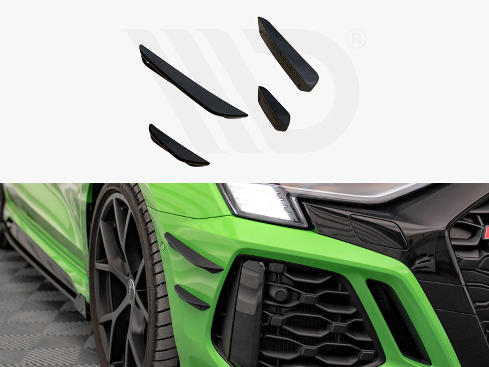 MAXTON DESIGN FRONT BUMPER CANARDS AUDI RS3 8Y (2020-)